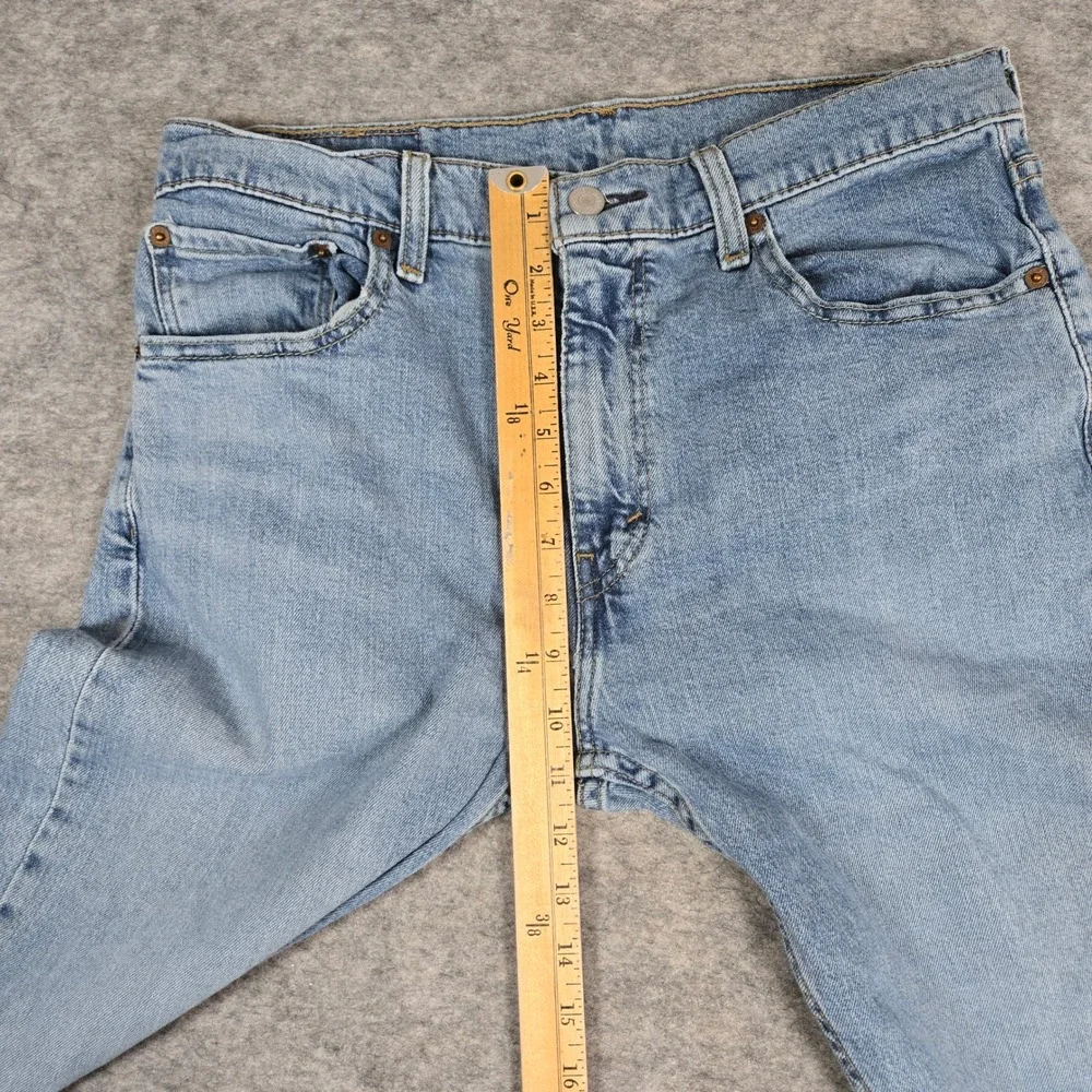 Levis Mens Light Blue 512 Slim Taper Stretch Denim Jeans 33x30 (Fits 33x28)